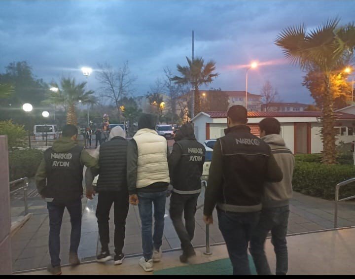 Nazilli’de uyuşturucu satıcılarına operasyon