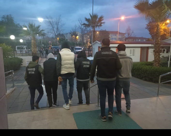 Nazilli’de uyuşturucu satıcılarına operasyon