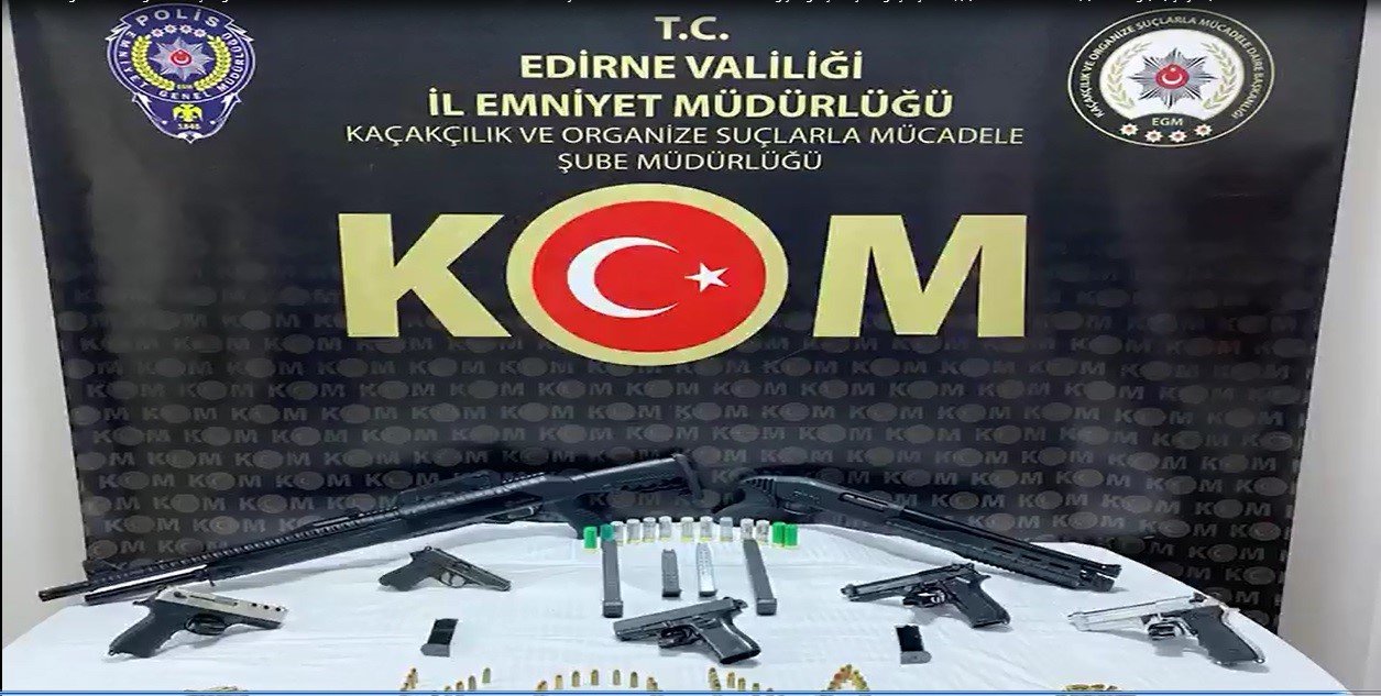 Edirne’de organize suç örgütlerine operasyon: 8 şüpheli yakalandı