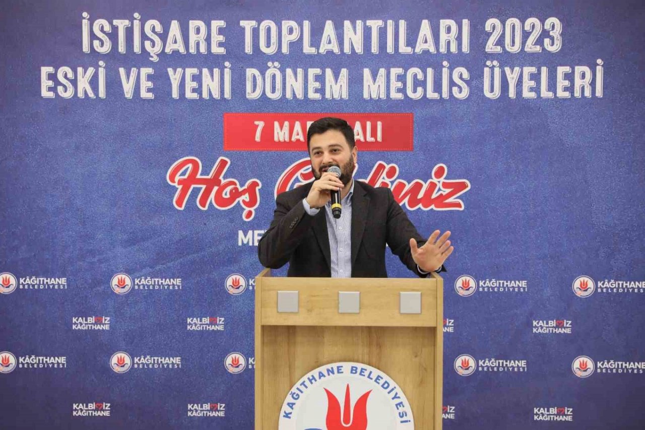 Kağıthane’de istişare toplantıları eski ve yeni dönem meclis üyeleri ile devam ediyor