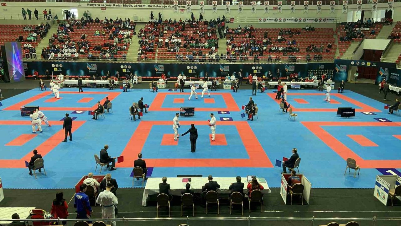 Konya’da Karate 1-Series A müsabakaları başladı