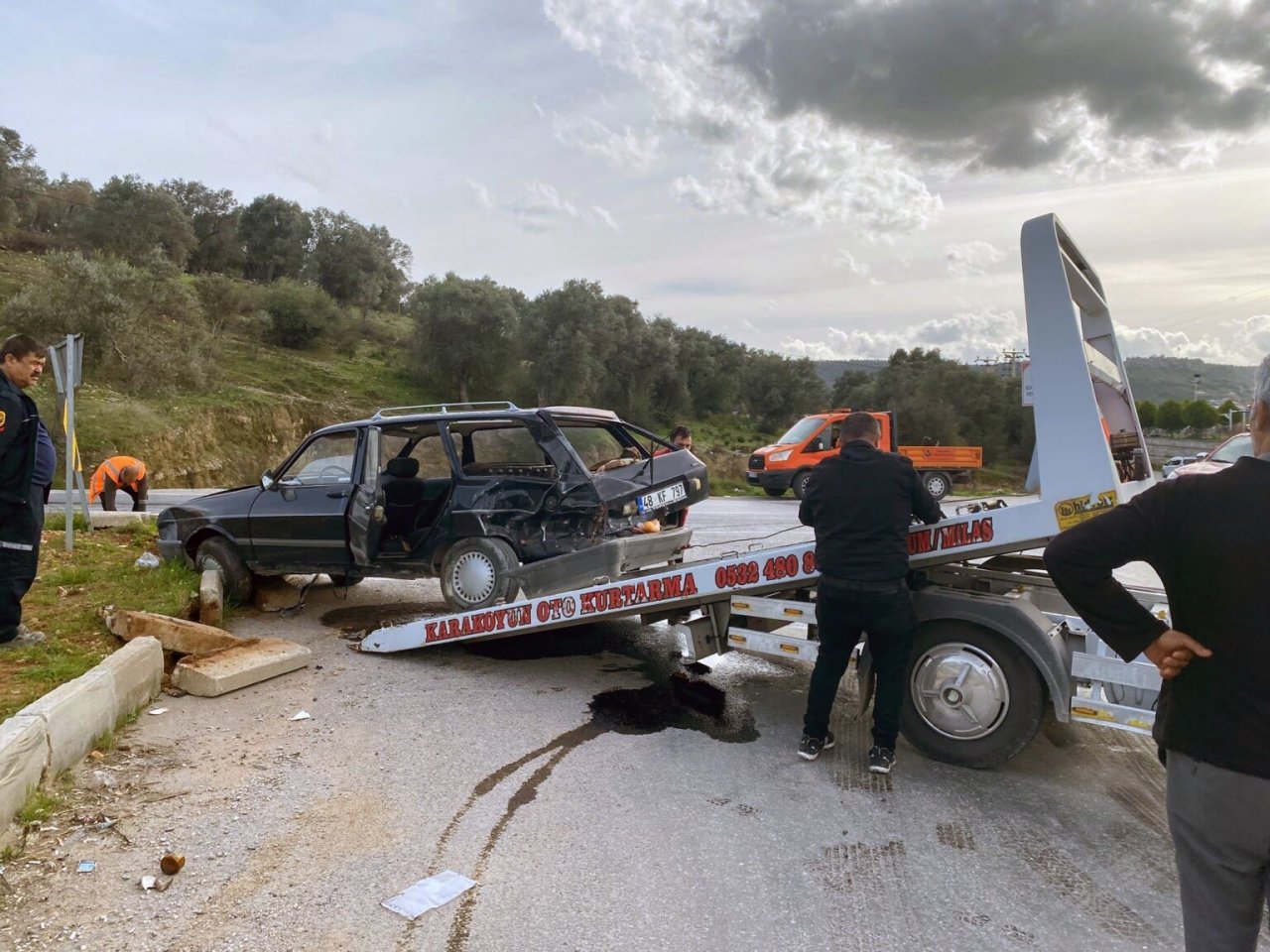 Milas’ta trafik kazası: 1 ölü, 4 yaralı