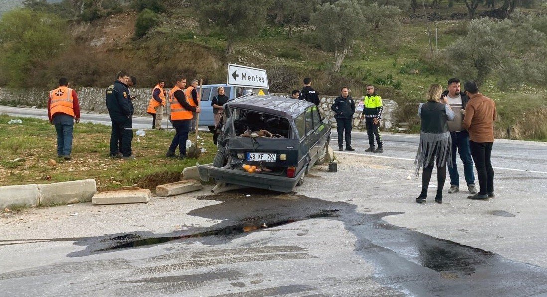 Milas’ta trafik kazası: 1 ölü, 4 yaralı