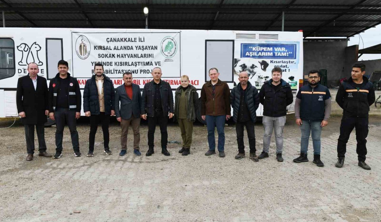 Çanakkale’de kırsalda 10 bin sokak hayvanını kısırlaştırma çalışmaları sürüyor
