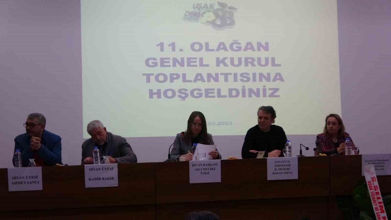 Uşak Deri Karma OSB’de yeni Başkan Güngör oldu