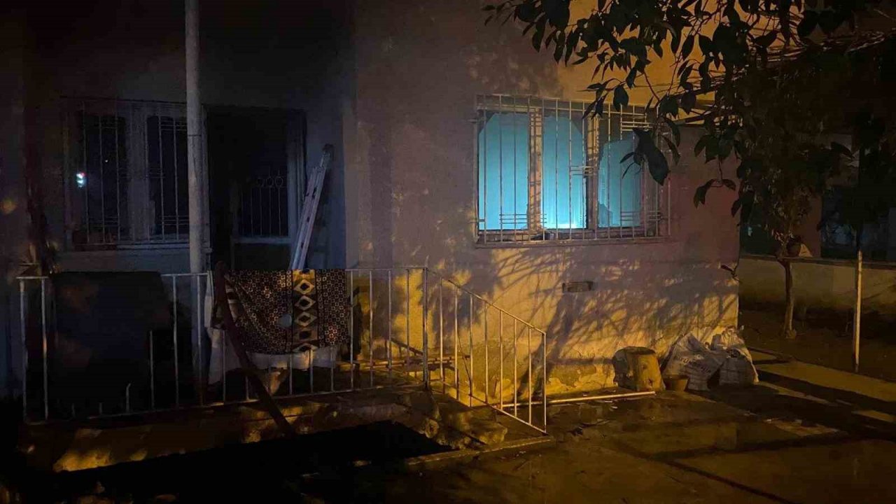 Aydın’da ev yangını panikletti