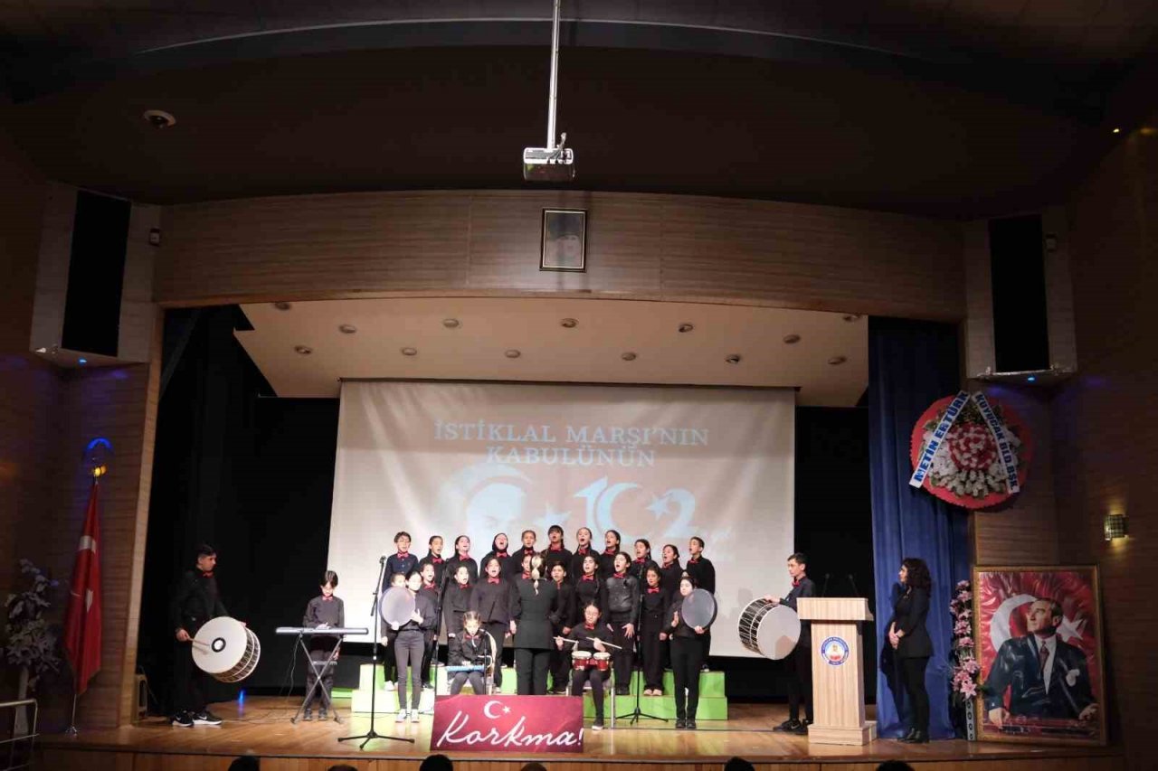 Kuyucak’ta İstiklal Marşı’nın kabulü kutlandı