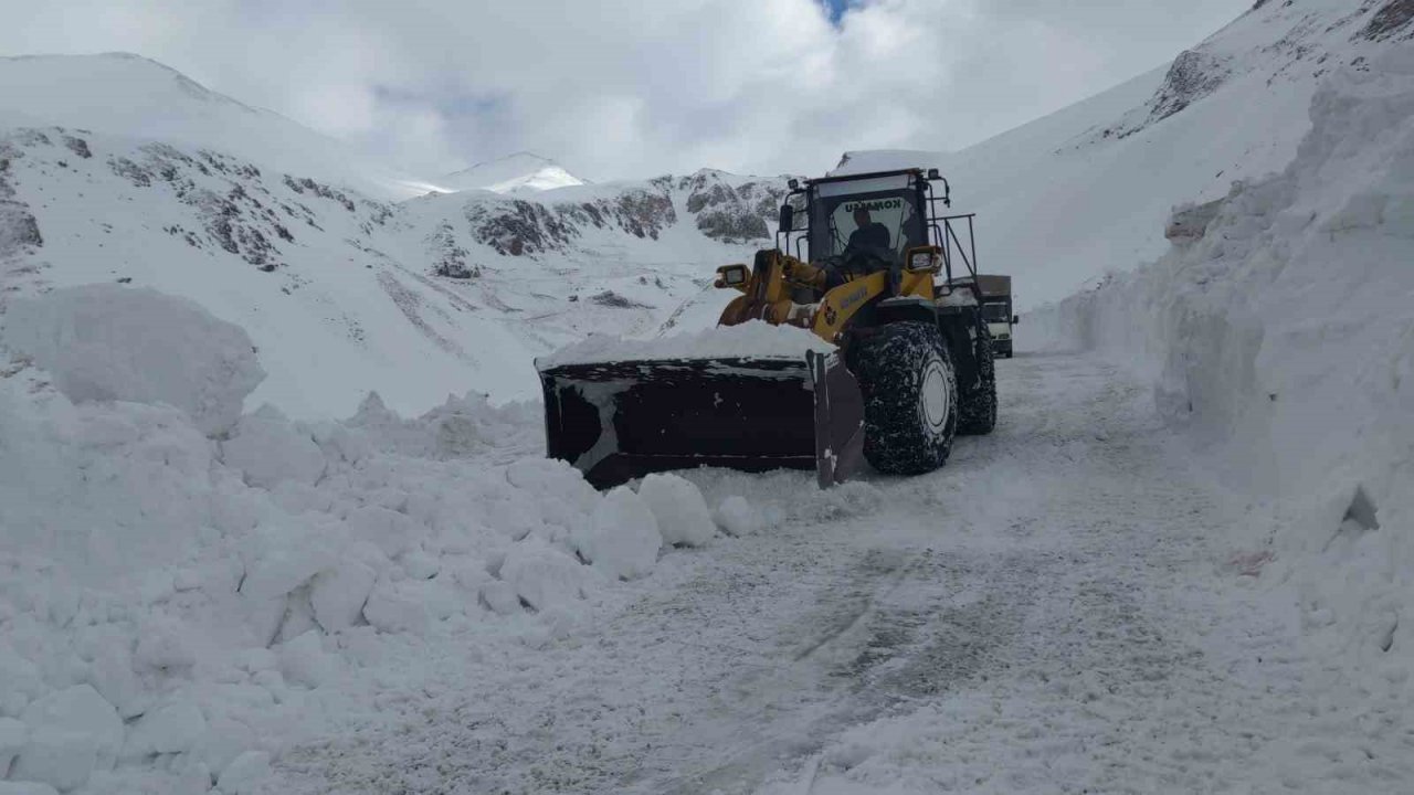 Türkiye’nin büyük bir bölümü ilkbaharı karşılarken Van’da karla mücadele sürüyor