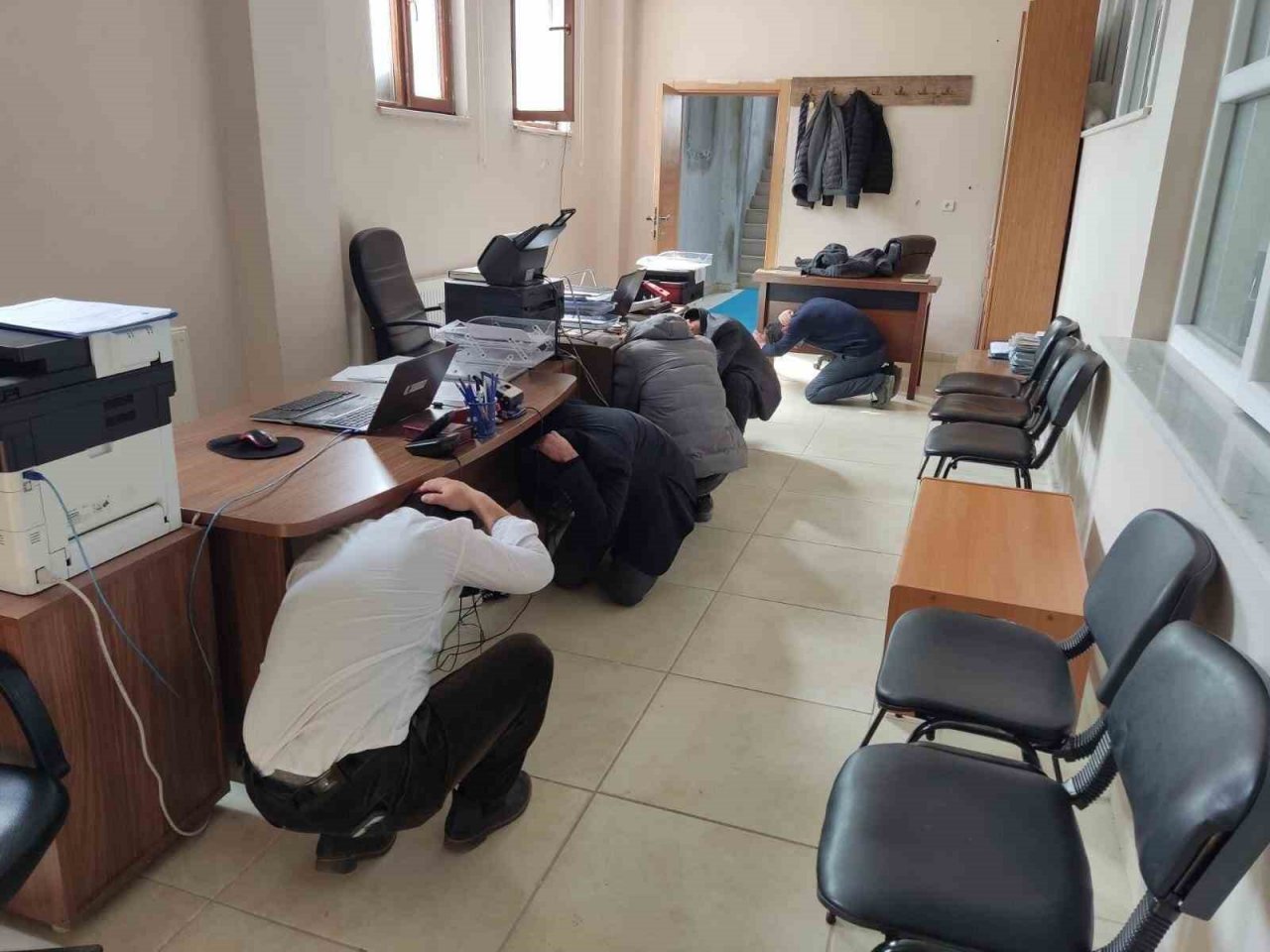 Adaklı’da deprem tatbikatı yapıldı