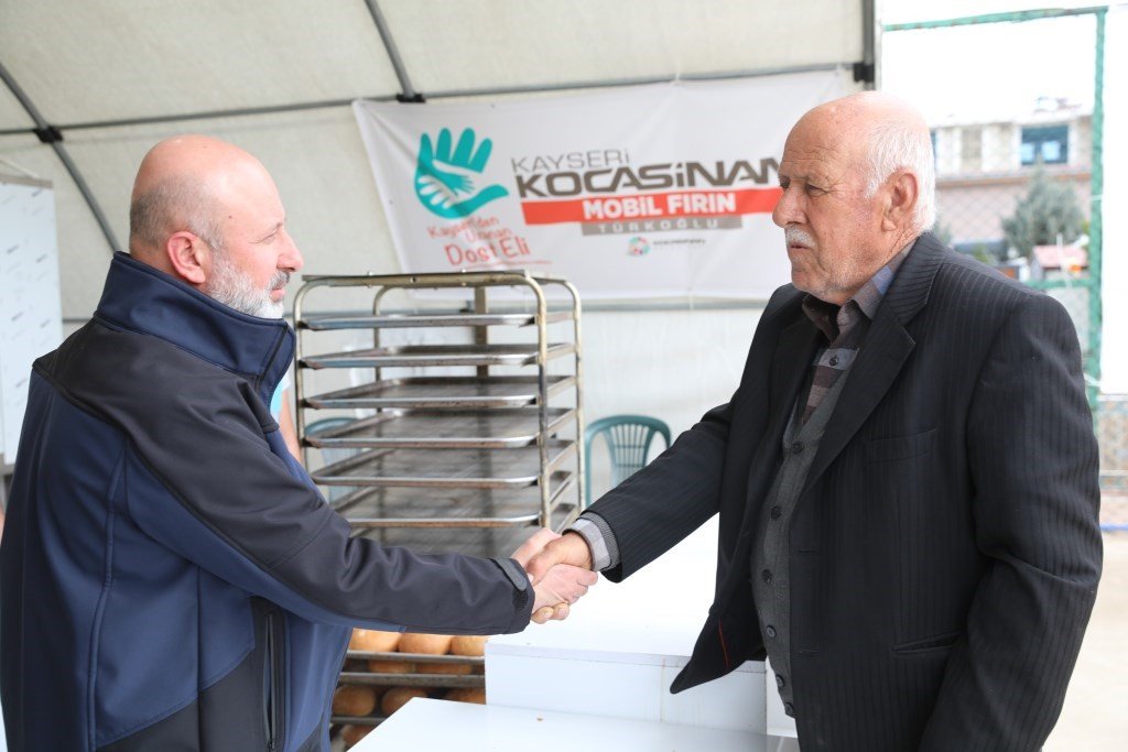 Başkan Çolakbayrakdar’a mobil fırın teşekkürü