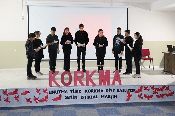 Tercan’da İstiklal Marşı’nın kabulü ve Mehmet Akif Ersoy’u anma günü