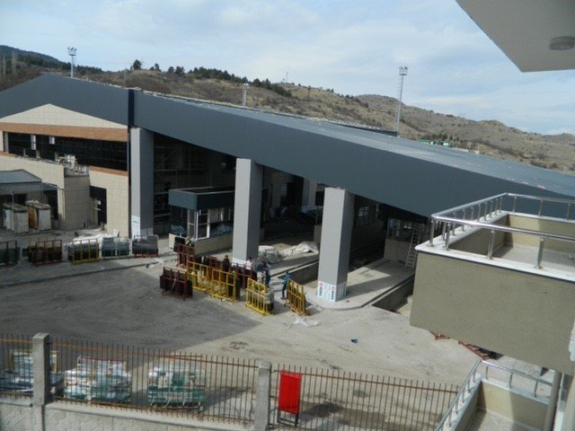 Posof Türkgözü Sınır Kapısı’nda yeni binalar tamamlanıyor