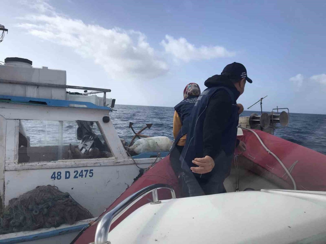 Didim’de balıkçı tekneleri denetlendi