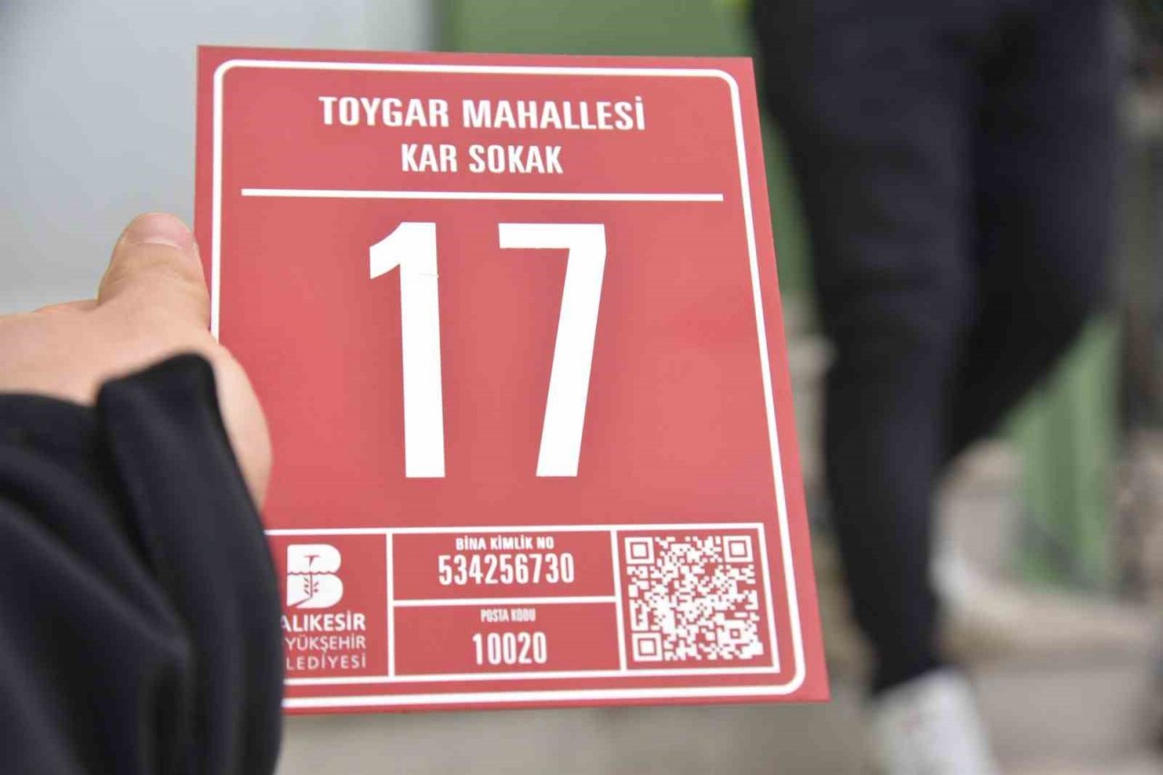 Büyükşehir’den Balıkesir’e kare kodlu akıllı numarataj