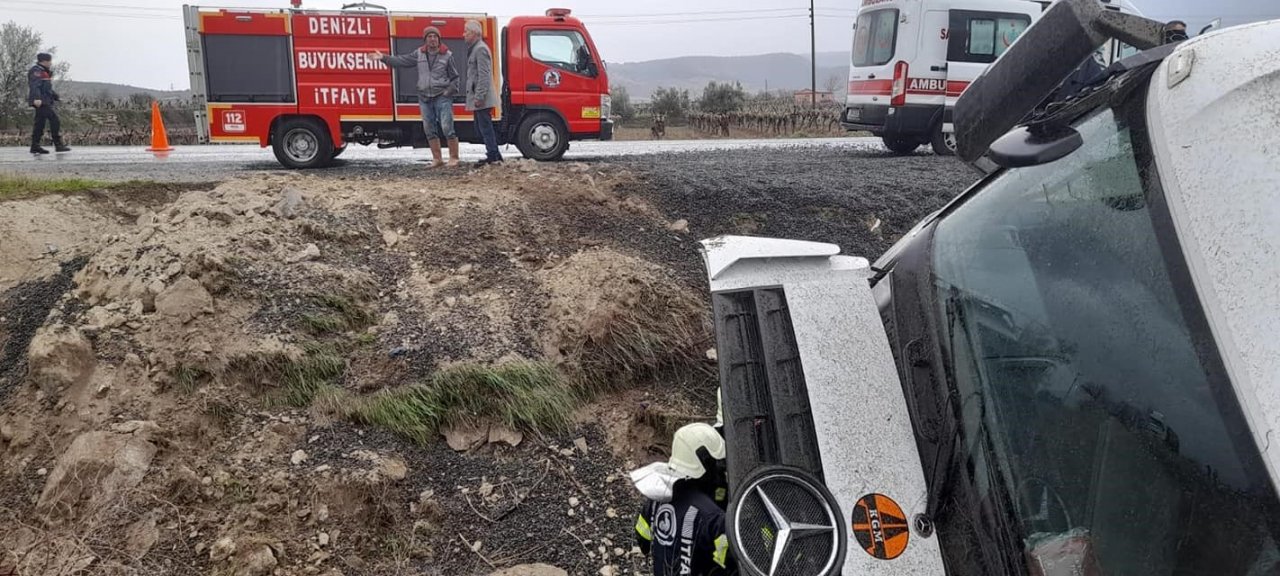 Denizli’de son 1 haftada 107 trafik kazası meydana geldi