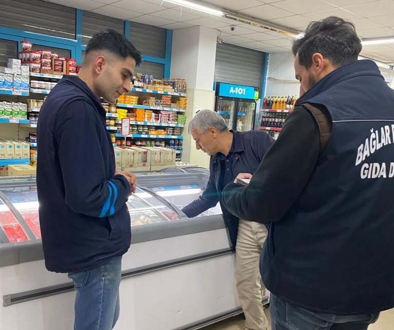 Bağlar ilçesinde marketlere gıda denetimi