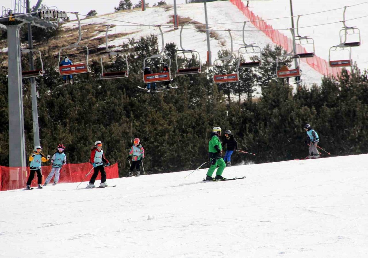 Palandöken’de kayak keyfi