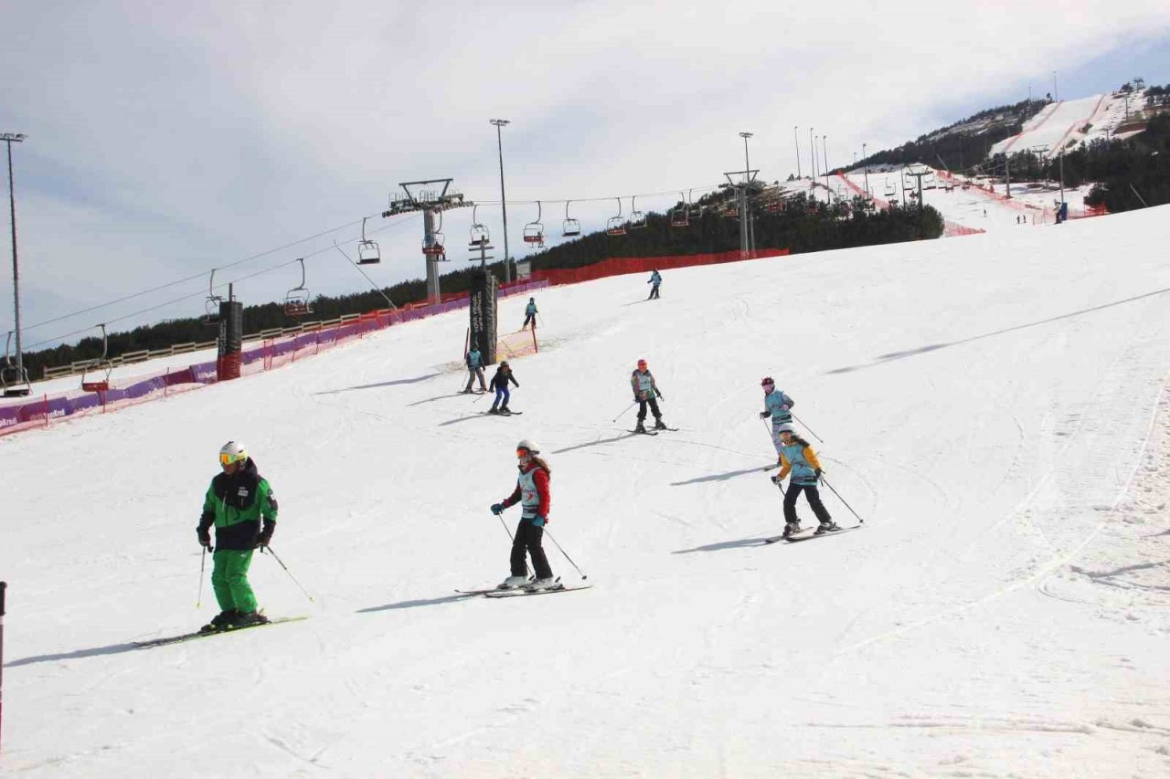 Palandöken’de kayak keyfi