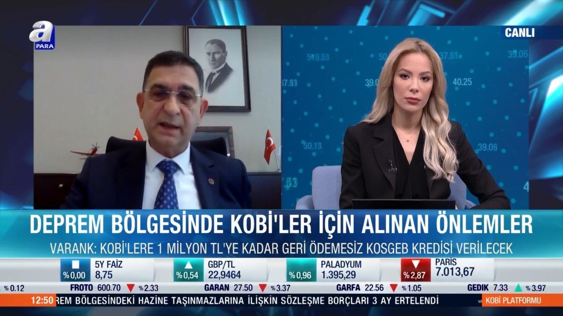 GSO Başkanı Ünverdi, deprem sonrası bölge sanayisinin durumunu canlı yayında anlattı