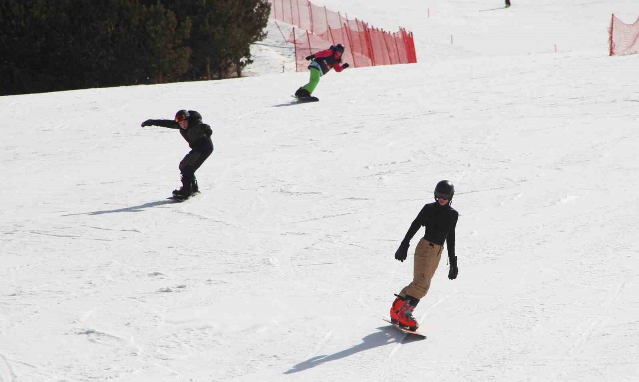 Palandöken’de kayak keyfi