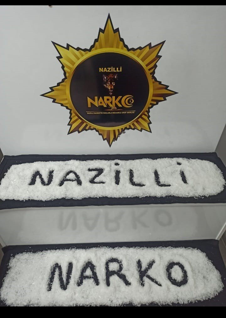 Nazilli’de 3 kilo uyuşturucu madde ele geçirildi