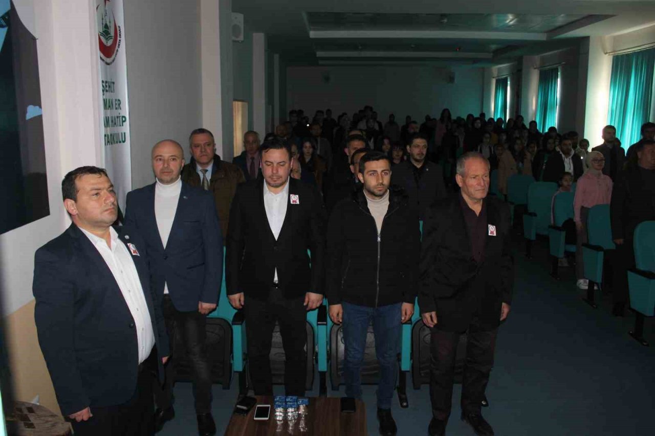 İstiklal Marşı’nın kabulü ve Mehmet Akif Ersoy’u Anma Günü programı düzenlendi