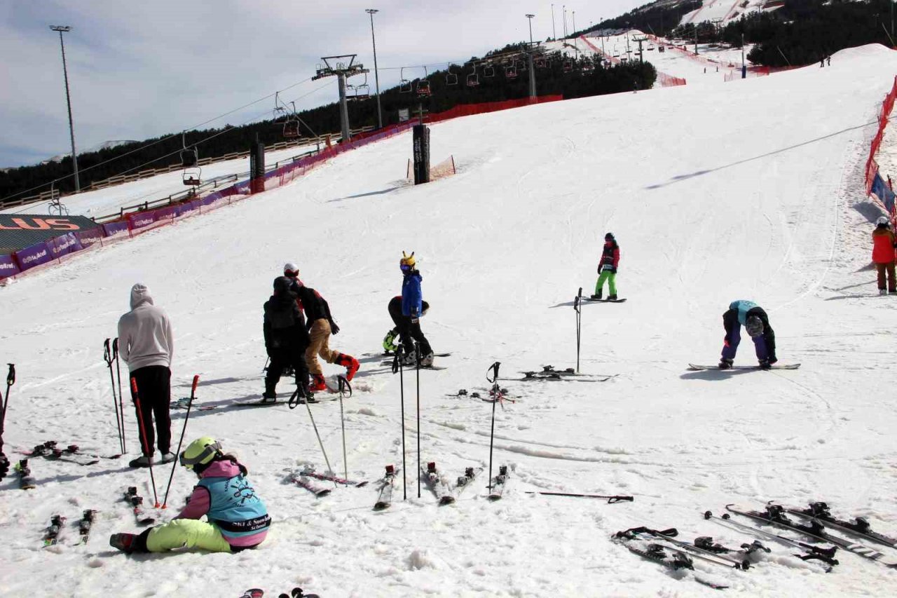 Palandöken’de kayak keyfi