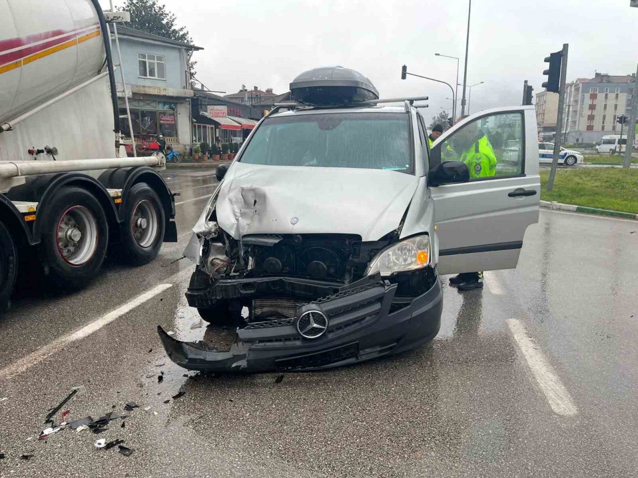 Samsun’da trafik kazası: 2 yaralı