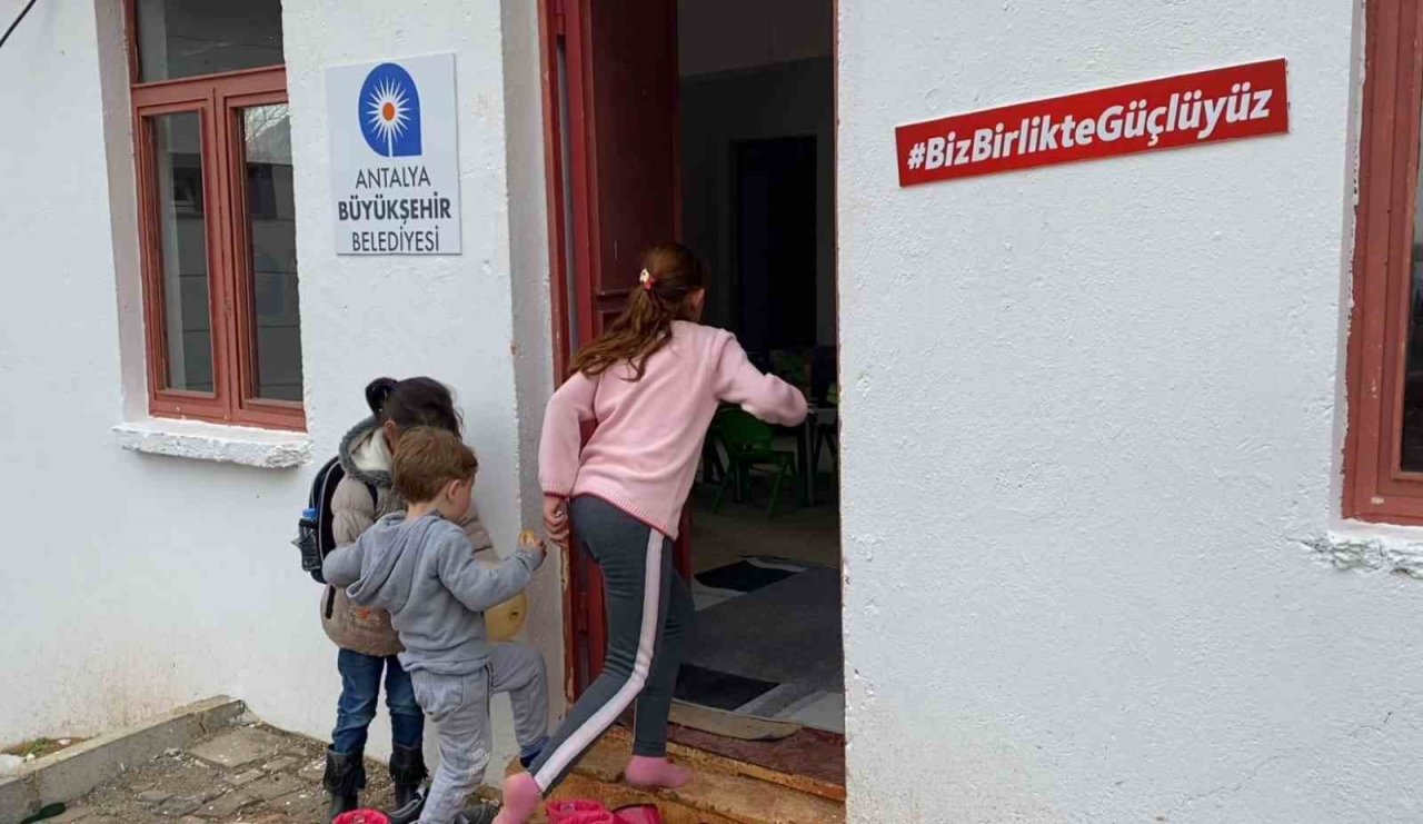 Antalya Büyükşehir Belediyesi İslahiye’de kreş açtı