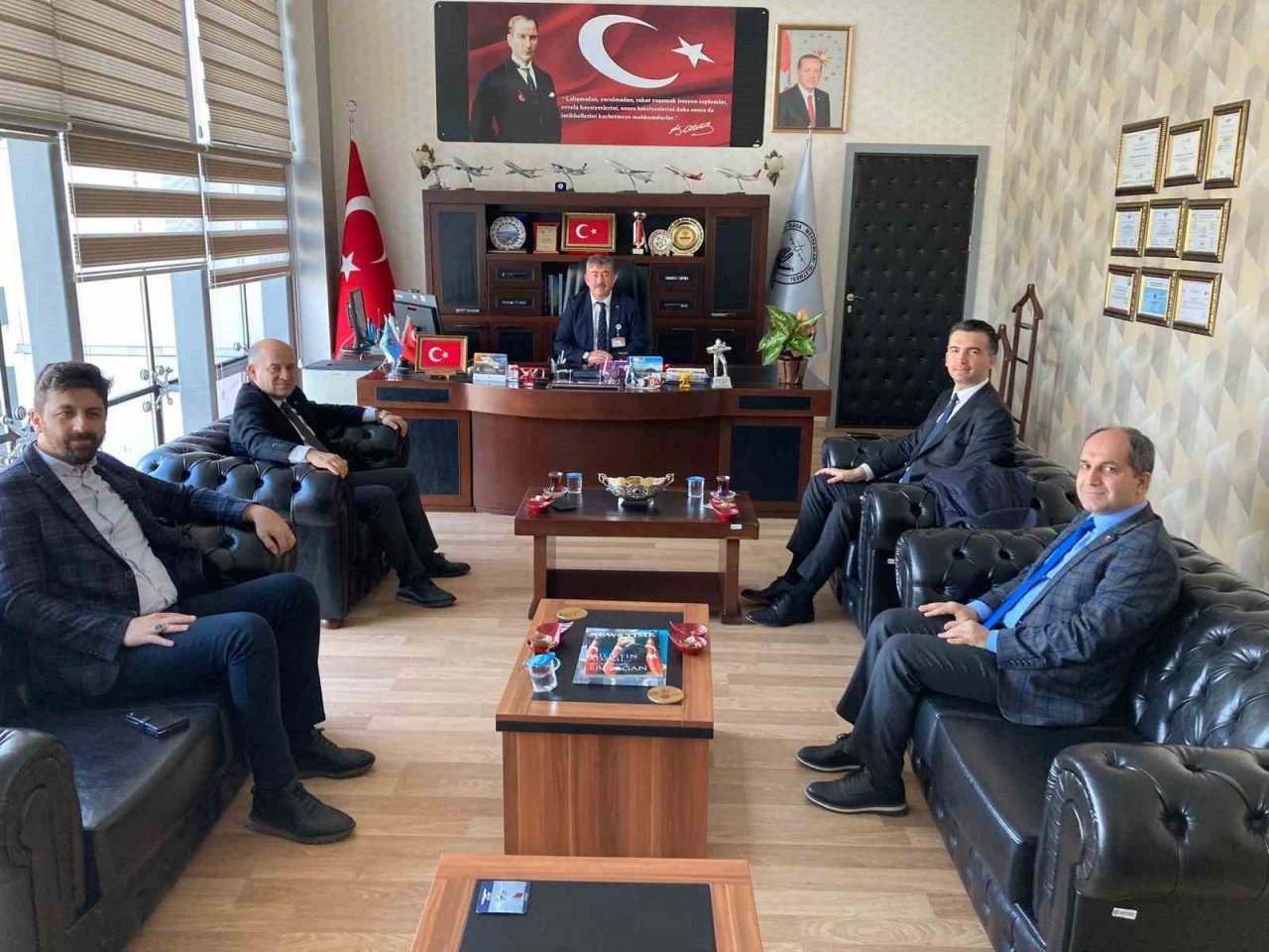 Edremit Ticaret Odası’ndan Balıkesir Kocaseyit Havalimanı yönetimine ziyaret