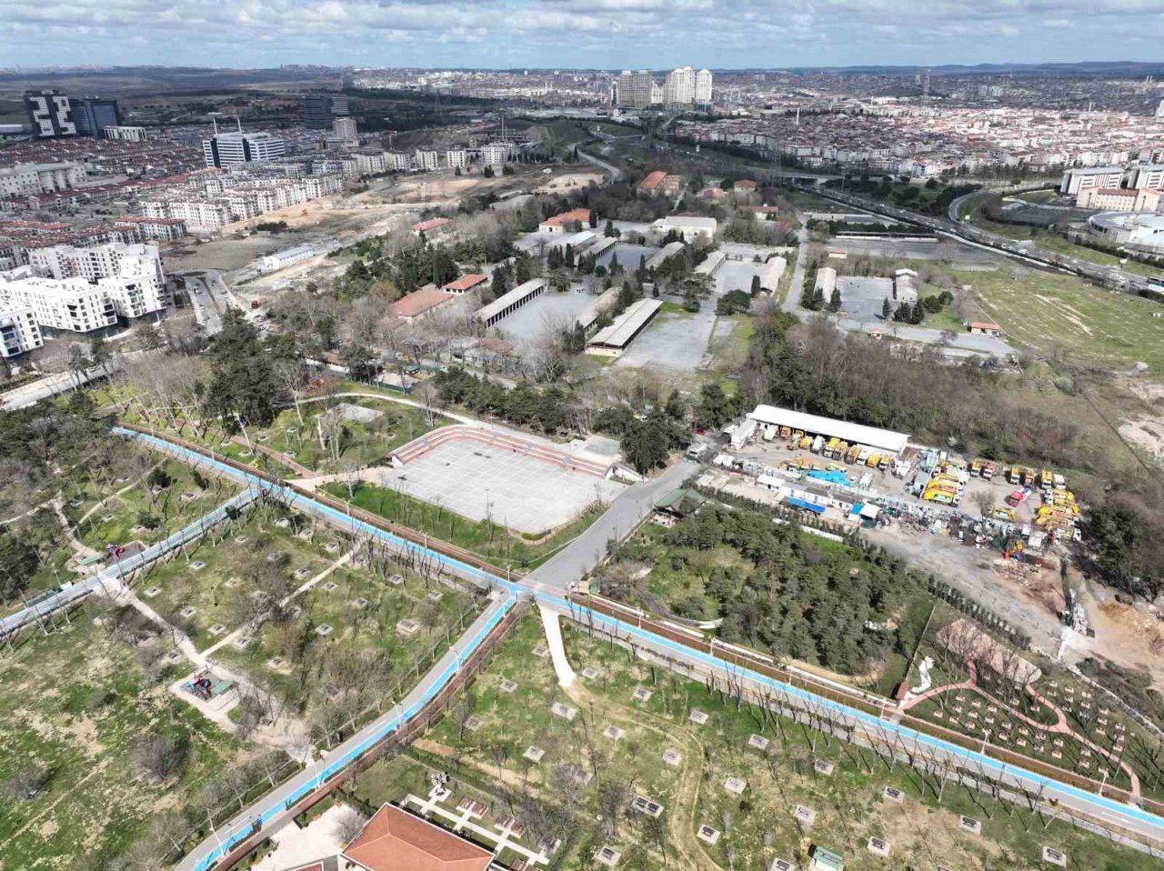 İstanbul’un konut rezerv alanları havadan görüntülendi