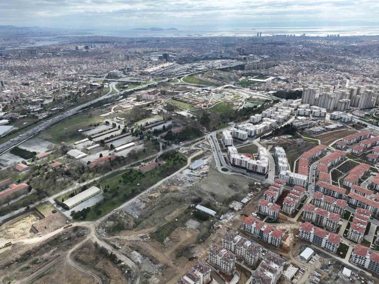 İstanbul’un konut rezerv alanları havadan görüntülendi