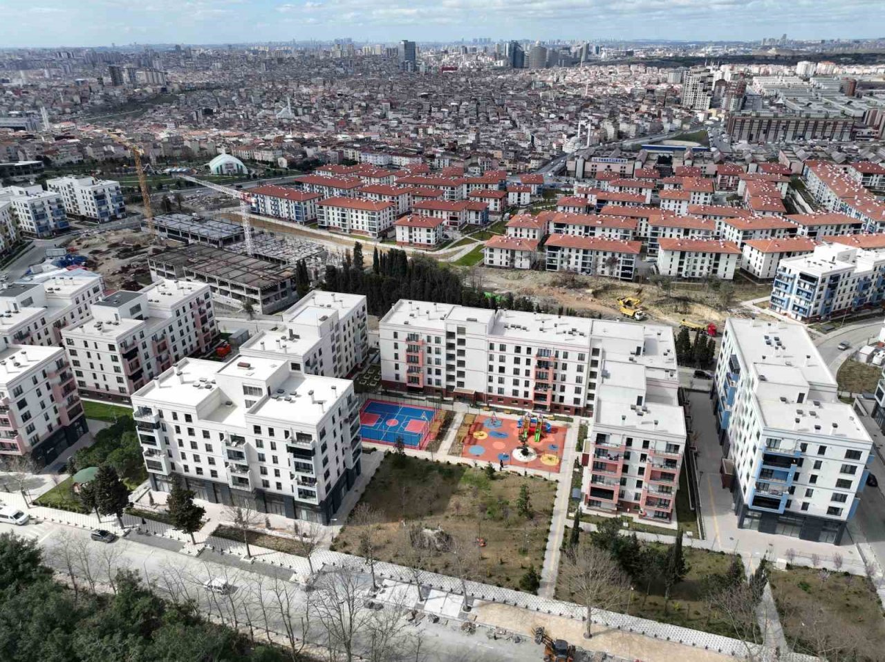 İstanbul’un konut rezerv alanları havadan görüntülendi