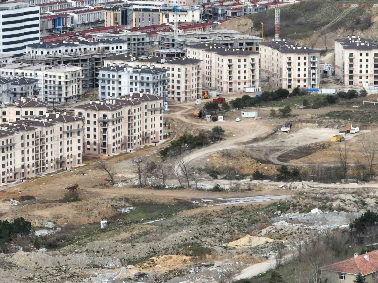İstanbul’un konut rezerv alanları havadan görüntülendi