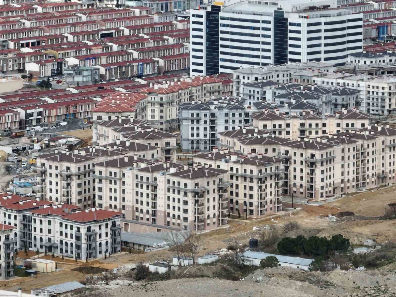 İstanbul’un konut rezerv alanları havadan görüntülendi