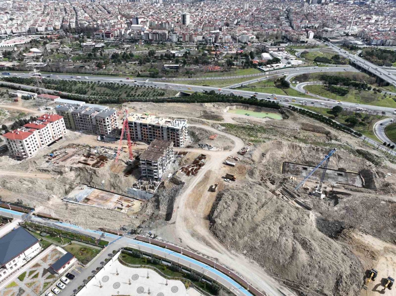 İstanbul’un konut rezerv alanları havadan görüntülendi