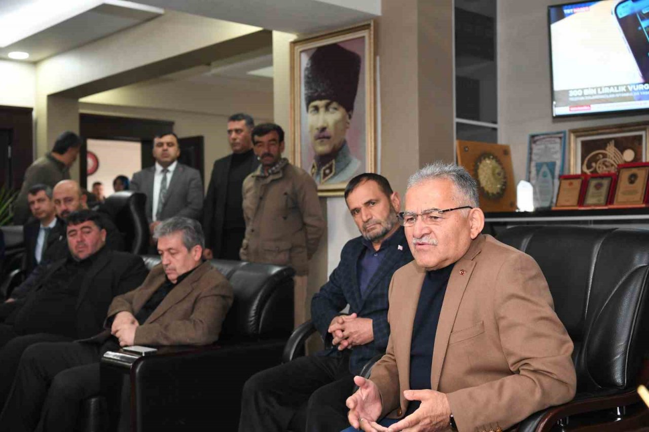 Başkan Büyükkılıç’tan Tomarza’da ‘Yatırım Değerlendirme Toplantısı’