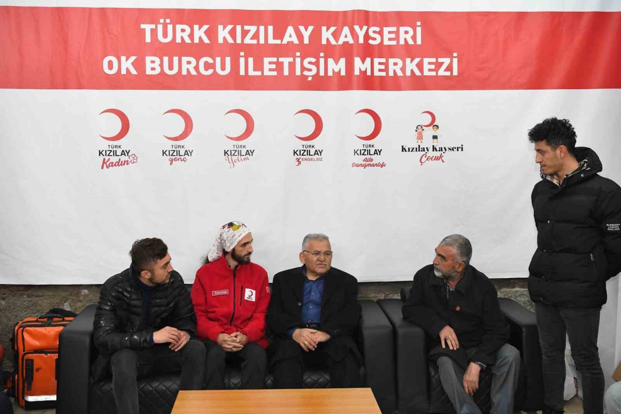 Başkan Büyükkılıç’tan Kızılay Ok Burcuna ziyaret