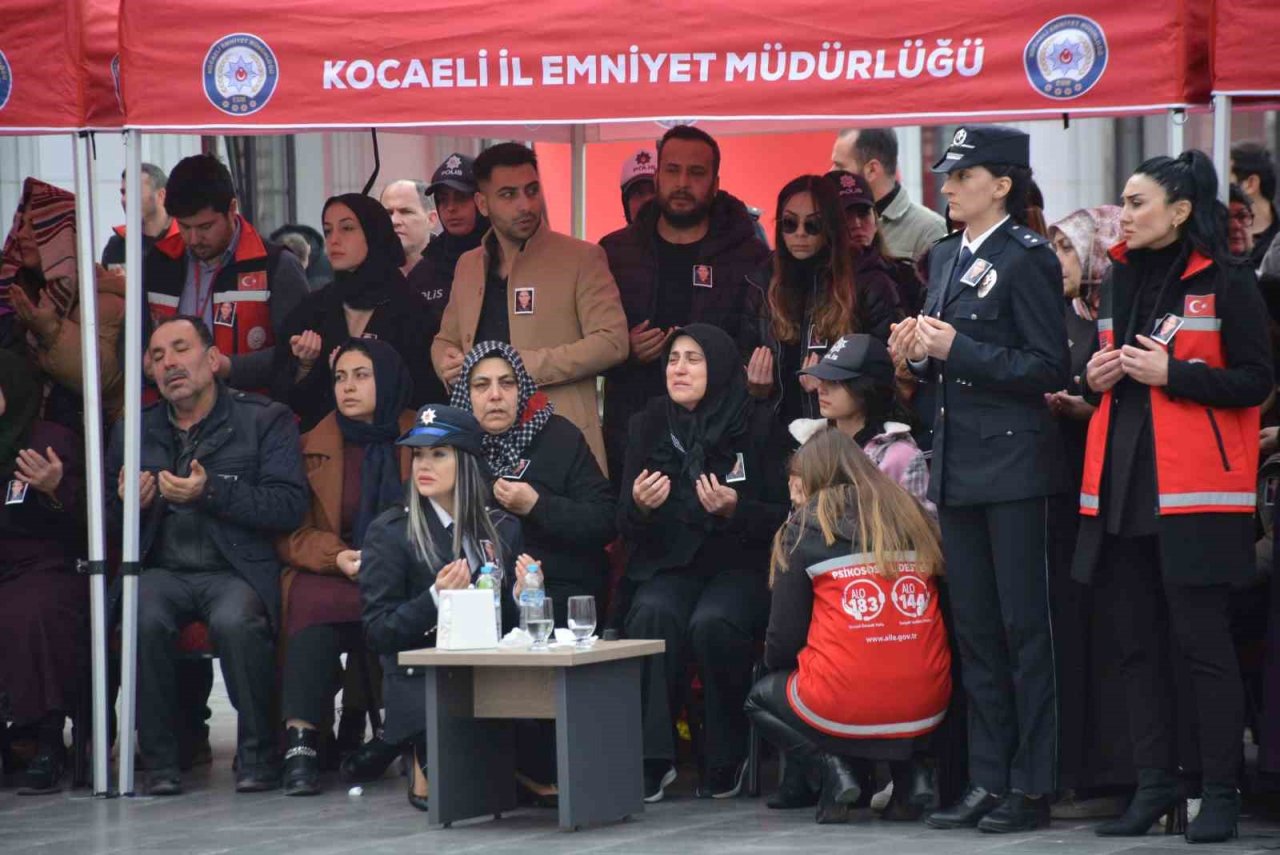 Hayatını kaybeden polis babasının şapkasını bir an olsun başından çıkarmadı
