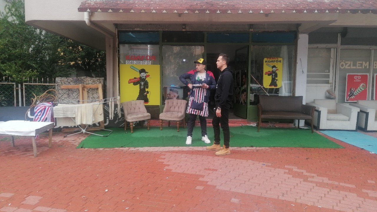 Antalya’da 1 kişinin yaralandığı silahlı saldırı güvenlik kamerasında