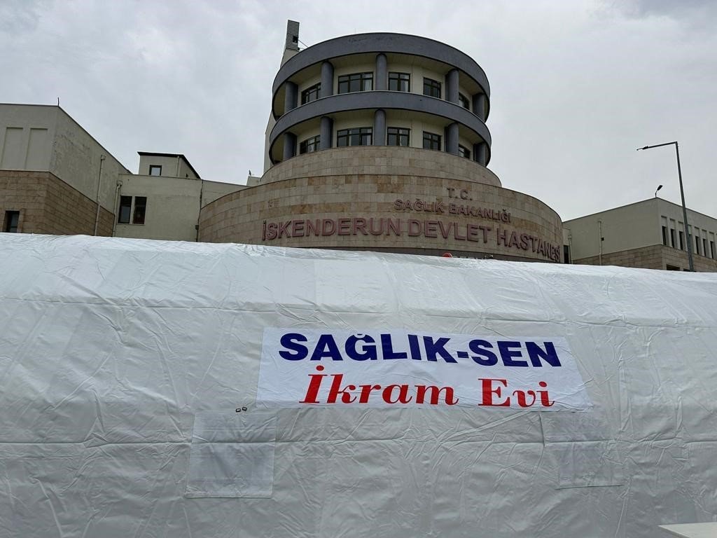 Sağlık-Sen İkram Evi İskenderun’da hizmete başladı