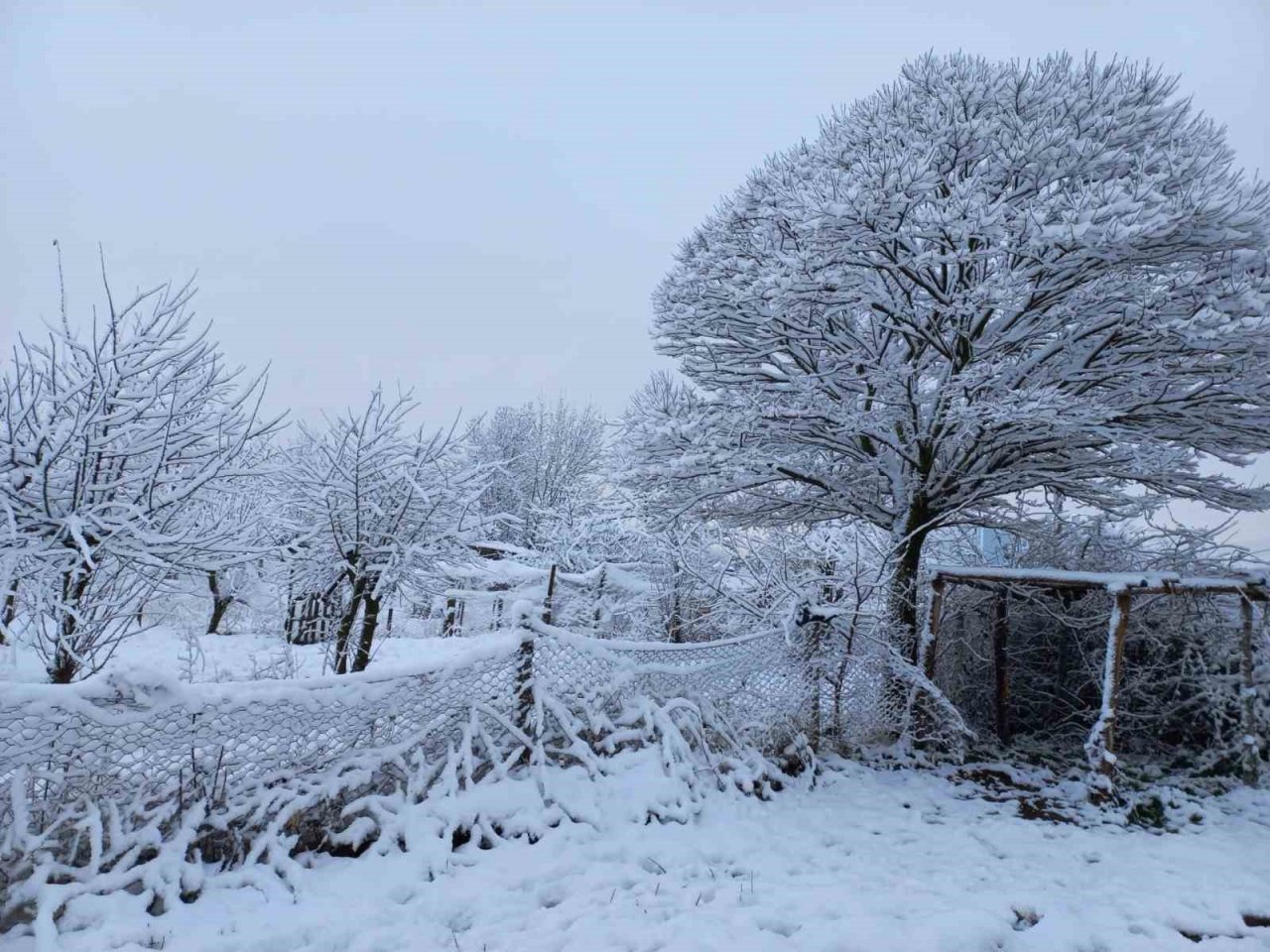Mart kapıdan baktırdı: Samsun’un yüksekleri bembeyaz