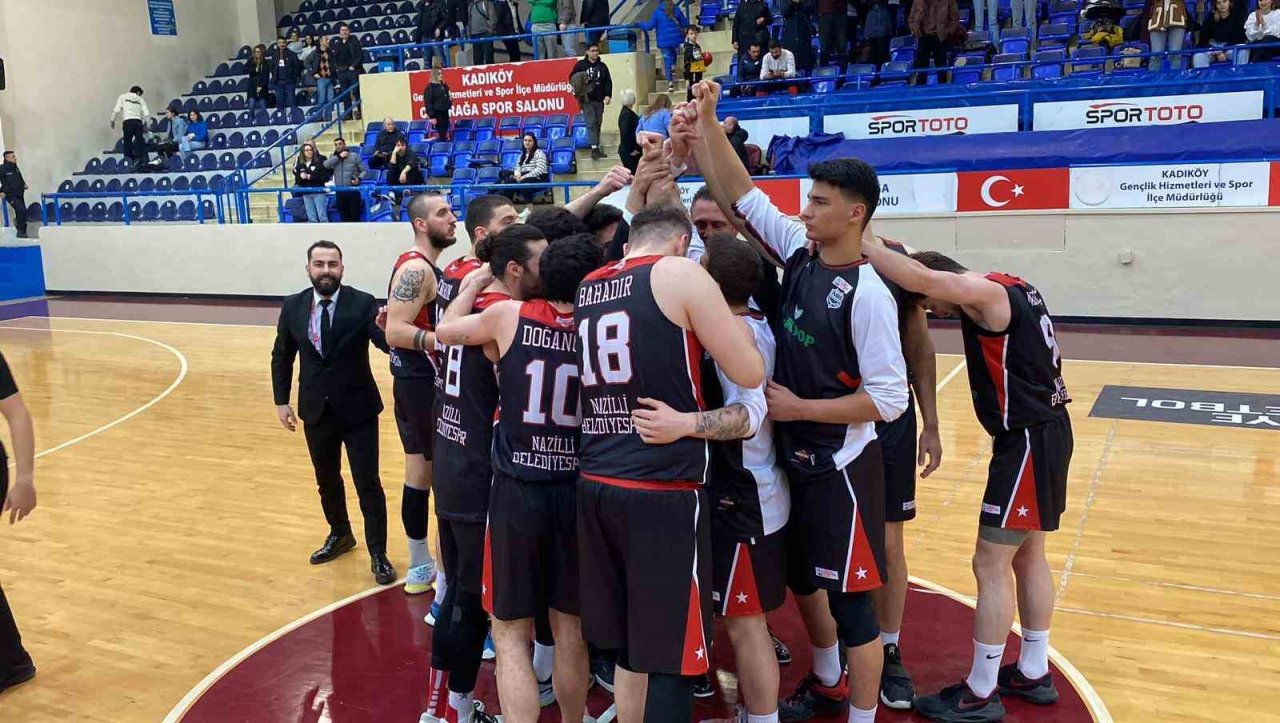 Nazilli Belediyespor Basketbol Takımı deplasmanda galip geldi