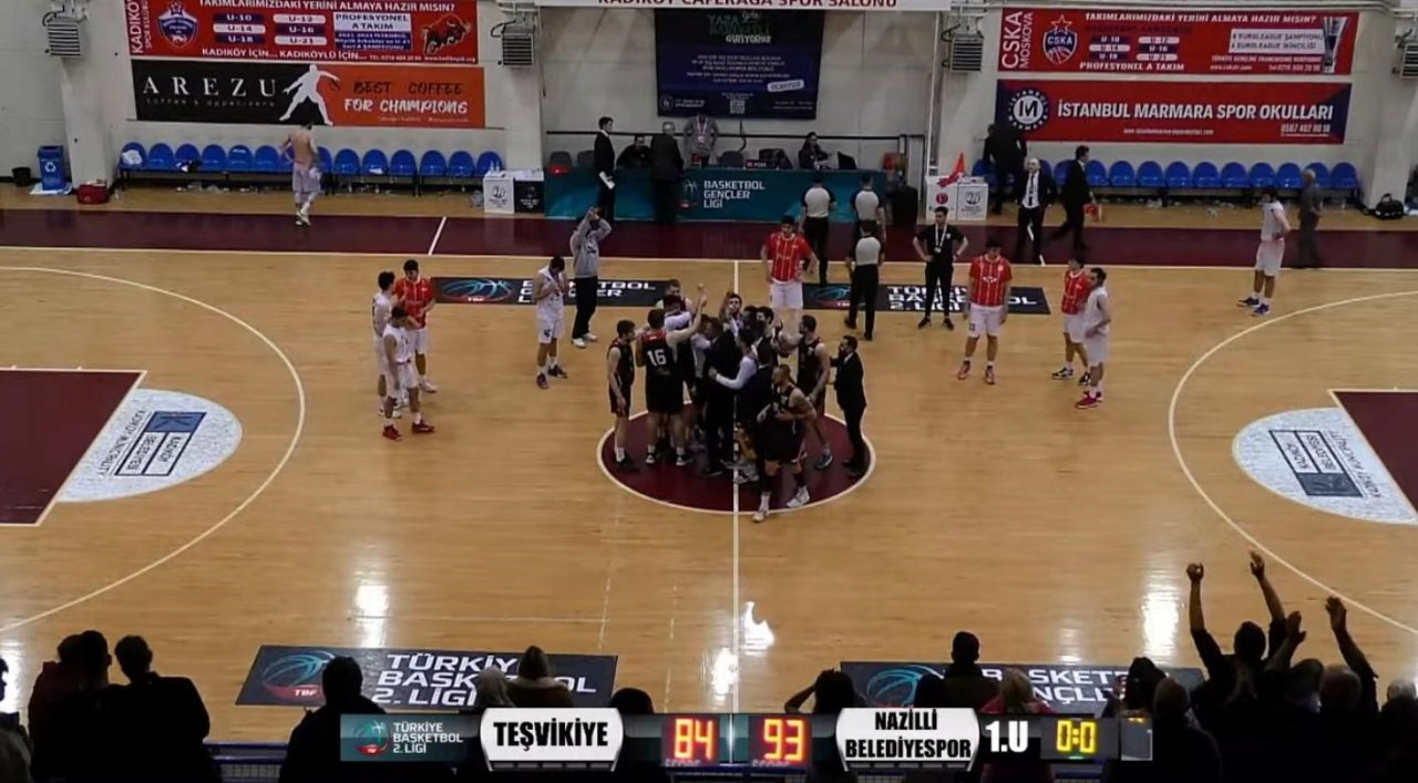 Nazilli Belediyespor Basketbol Takımı deplasmanda galip geldi