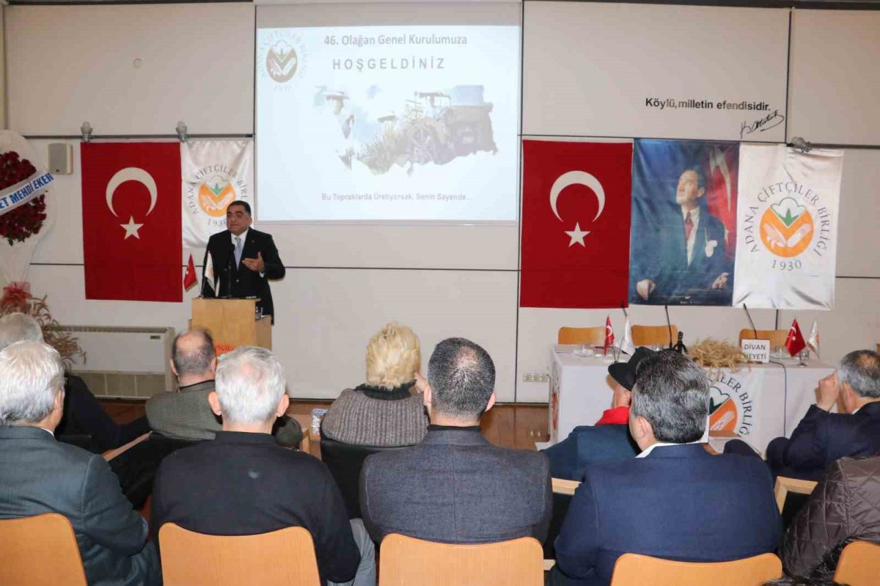 Adana Çiftçiler Birliğinde Mutlu Doğru güven tazeledi