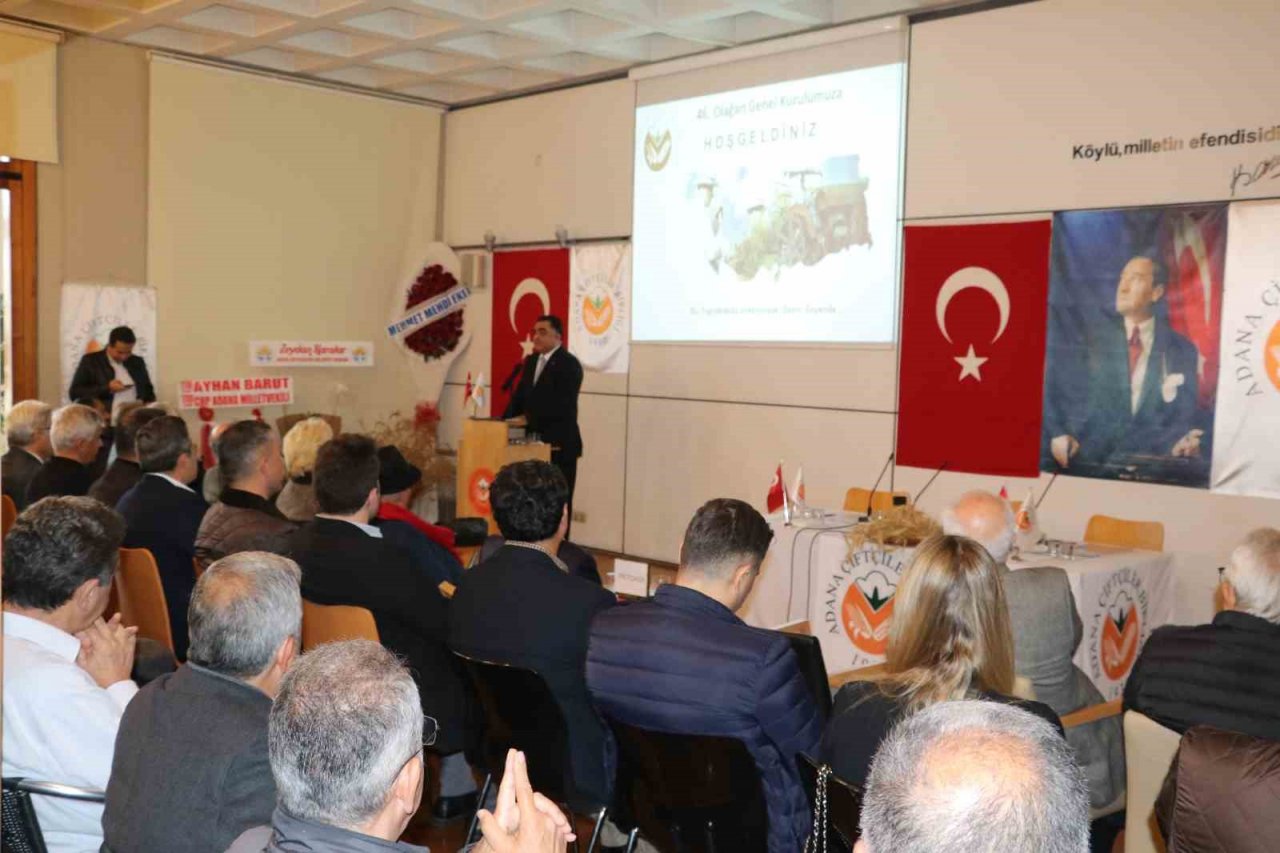 Adana Çiftçiler Birliğinde Mutlu Doğru güven tazeledi