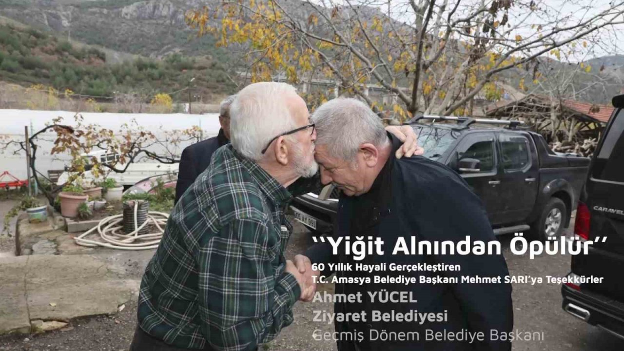 Amasya’nın 60 yıllık hayali gerçekleşiyor