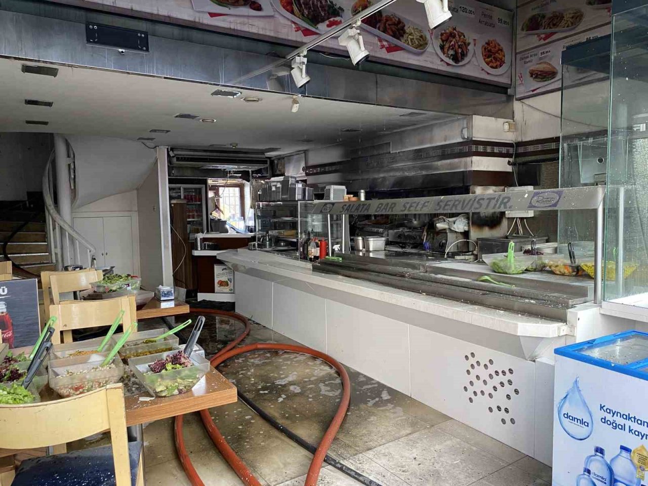 İstiklal Caddesi’nde restoranda korkutan yangın