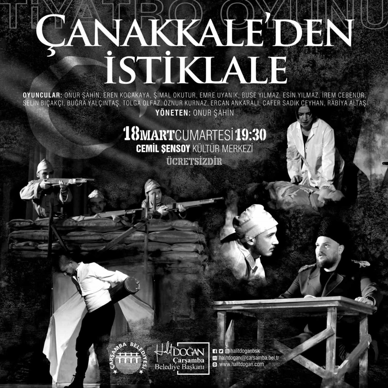 Çarşamba’da “Çanakkale’den İstiklale”