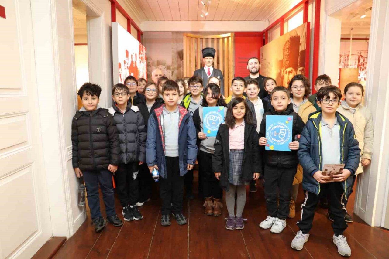 Öğrenciler Atatürk ve Milli Mücadele Anı Evi’nde bir araya geldi